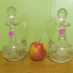 1920s Decantors Heavy !!! Lead Chrystal 