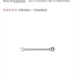 Craftsman Wracheting 10mm 