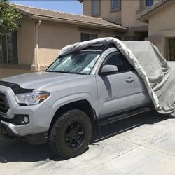 Custom fit car cover for Toyota tacoma  for long bed