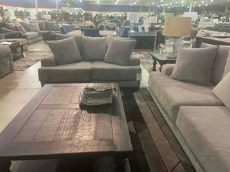 2 pieces love seat and couch for sale