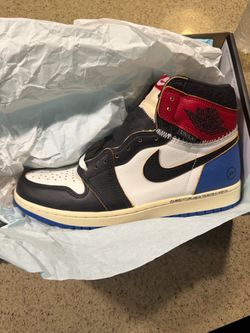 Jordan 1 Retro High OG SP Fragment x Union LA Varsity Red Sport Royal