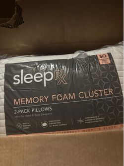 MEMORY FOAM CLUSTER 2-PACK PILLOWS