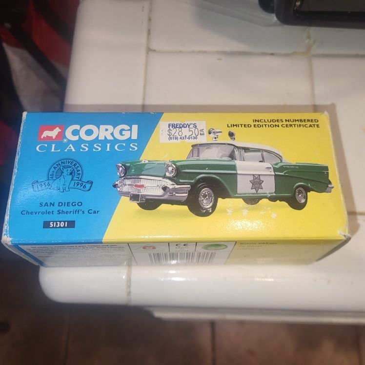 CORGI CLASSIC SAN DIEGO CHEVROLET SHERIFF'S CAR