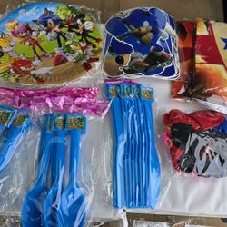 New Sonic And Friends Party Pack