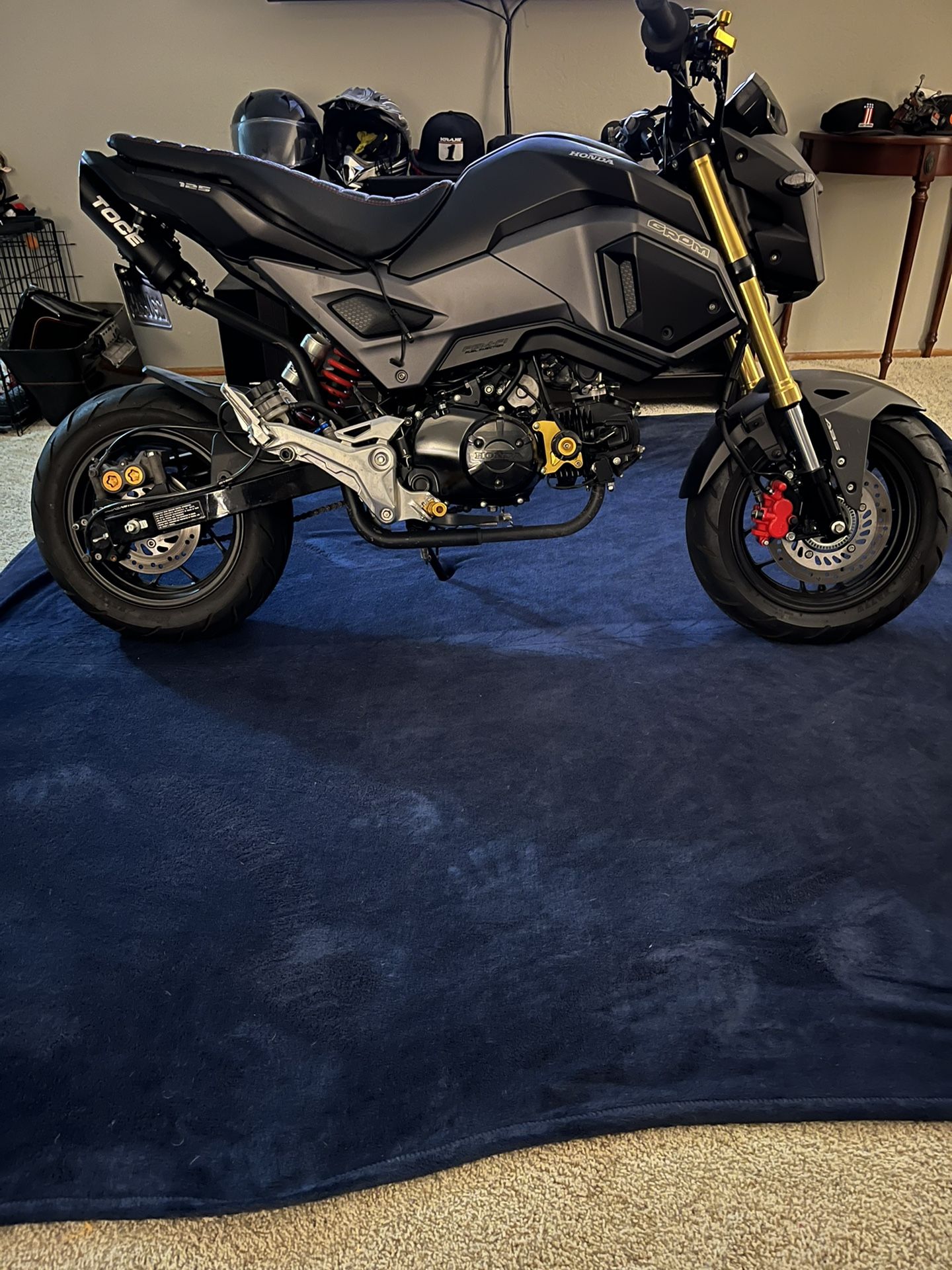 honda grom exhaust toce