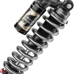 Bike Rear Shock MTB Rear Suspension with 265mm X 550lbs Coil Oil Air Suspension | Ideal for Mountain Bikes, DH Bikes, Electric Bicycle (MAX Version 26