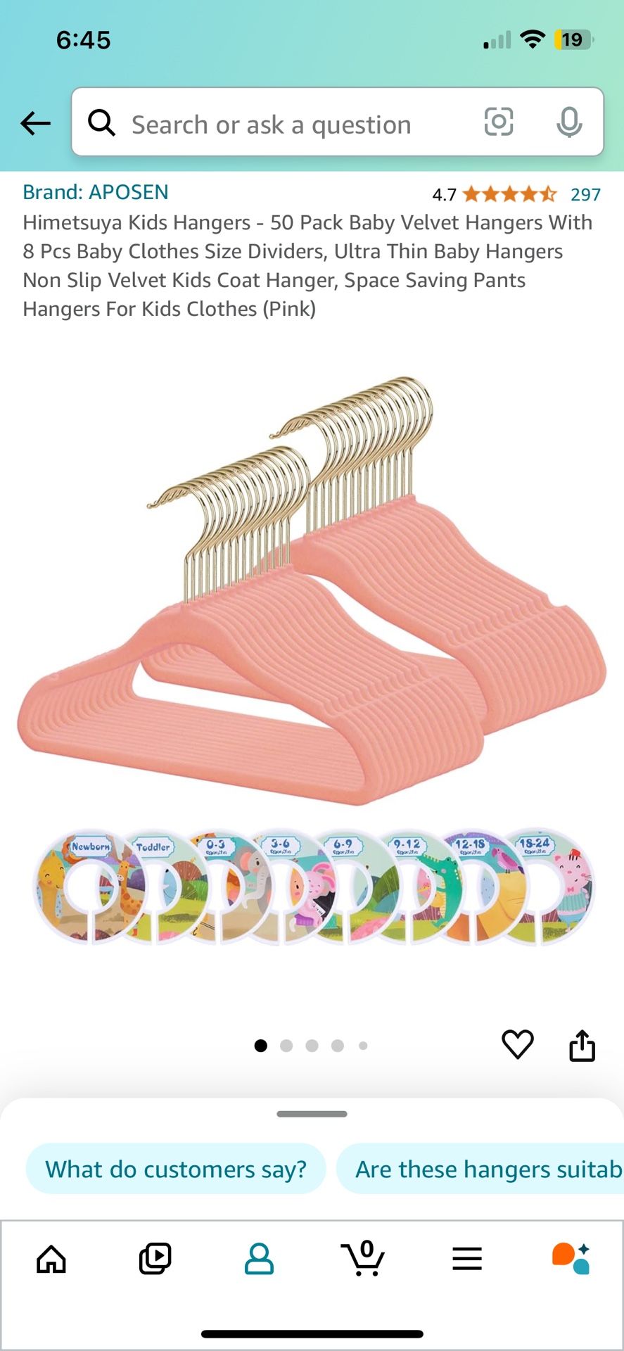 Kid’s Pink Velvet Hangers (100)- Like New, Never Used 