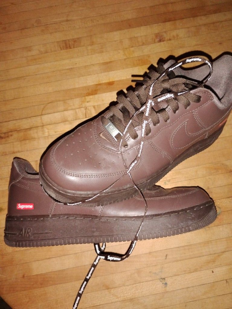 Supreme Forces "Brown" 9.5 MENS