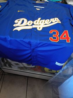 DODGERS #34 FERNANDO VALENZUELA BASEBALL JERSEY