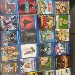 126 Blueray, DVD MOVIES Lot 