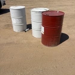 3 Free Metal Drums 
