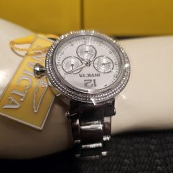 ""🚨❤️💘💜💌💝🎁🚨PERFECT GIFT FOR VALENTINE'S DAY"" WOMEN'S NEW NICE LUXURY AUTHENTIC IN-VIC-TA CHRONO⌚️ 