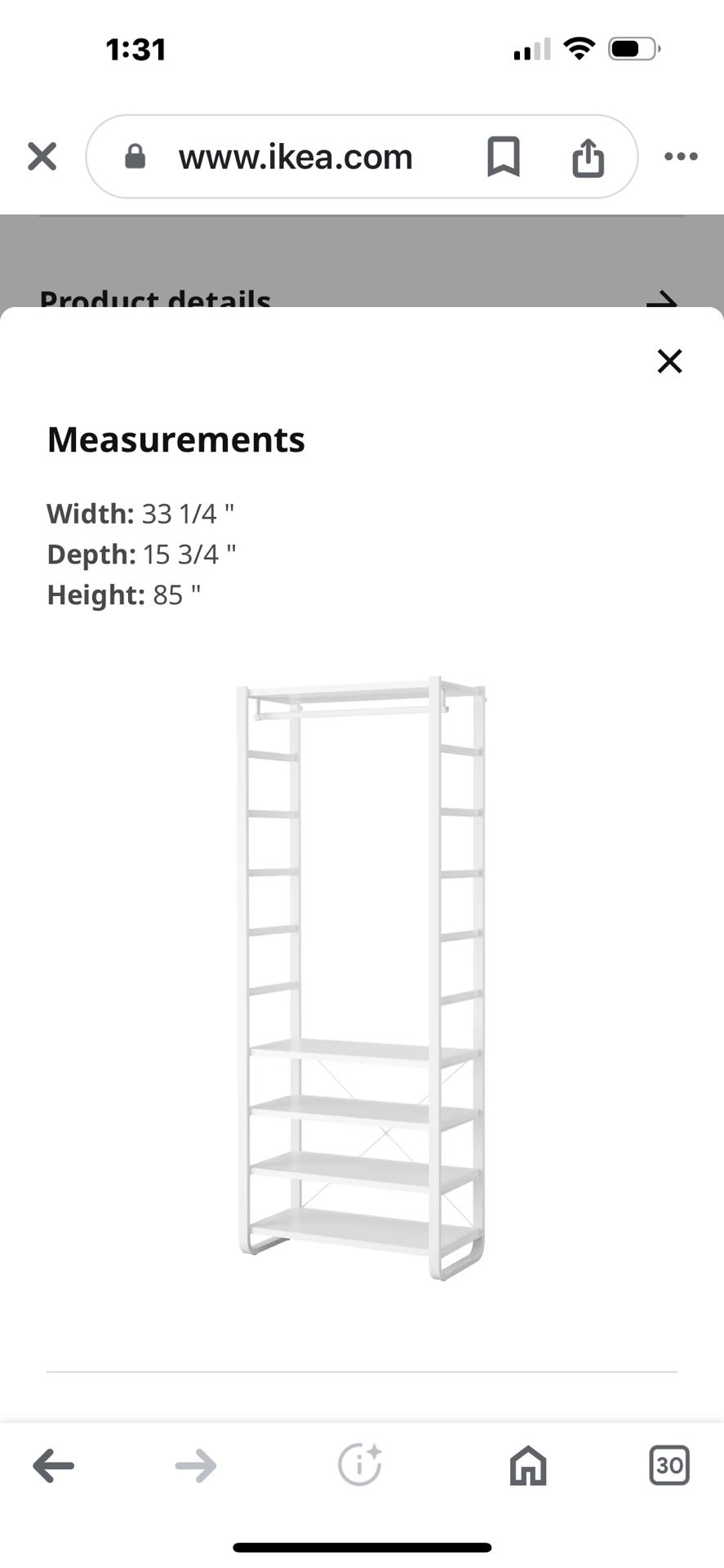 Ikea Shelf Unit Storage Shelf 