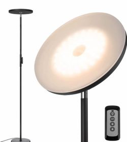 Floor Lamp, 30W/2400LM Sky LED Modern Torchiere 3 Color Temperatures
