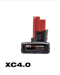 Milwaukee M12 12-Volt Lithium-Ion XC Extended Capacity Battery Pack 4.0Ah
