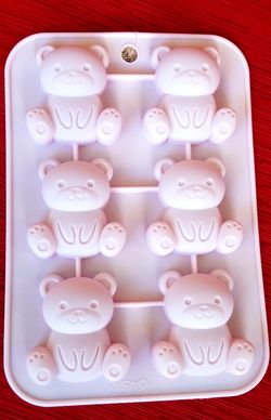Gorgeous Bear Silicone Mold (Chocolate, Ice, Jello Mold.)