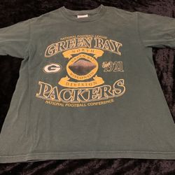 Boys Large Vintage Green Bay Packers Tshirt