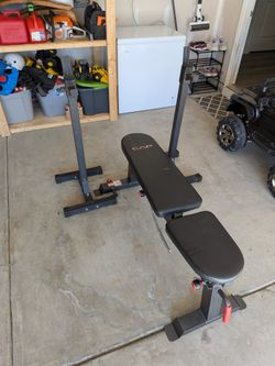 CAP Bench + Rack + Olympic Barbell