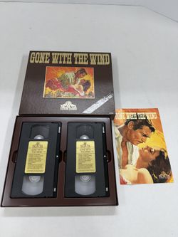 Gone With The Wind" Box Set 2 Tape VHS, 
