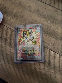 Meowth ex pokemon card
