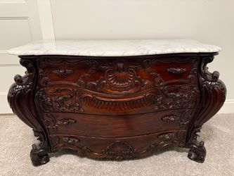 Marble top Bombay chest