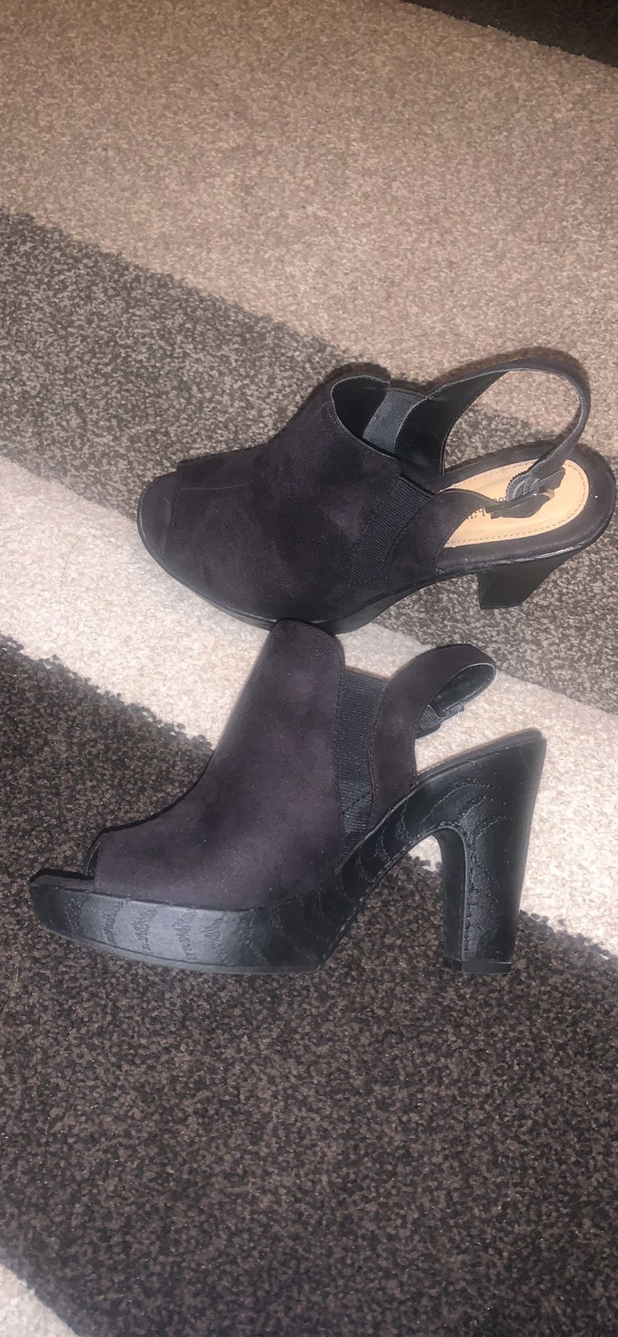 Size 7.5 Black Heels