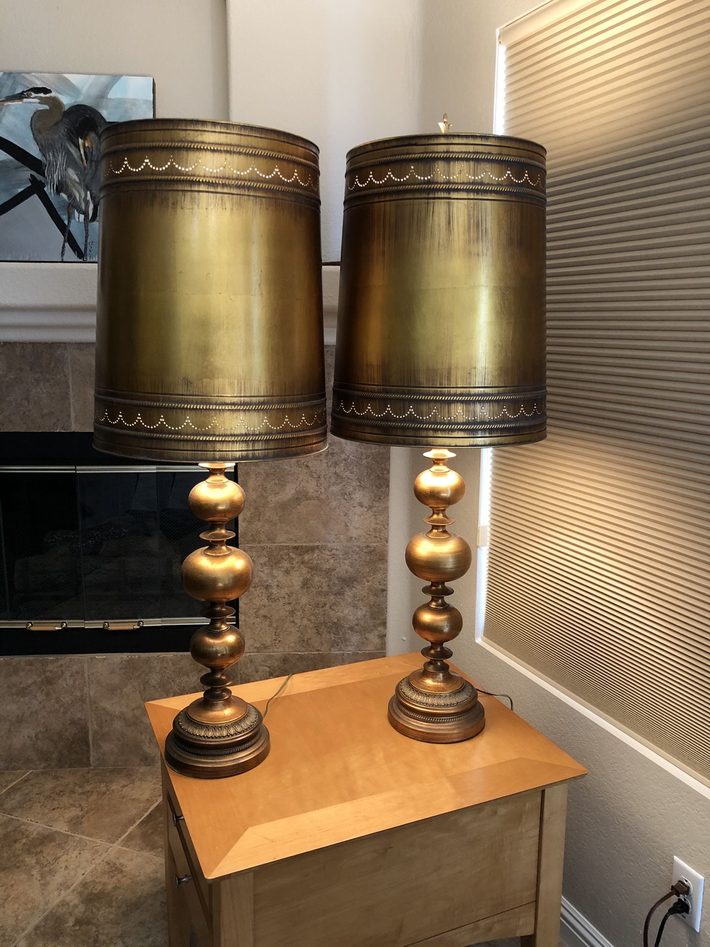 Mid Century Metal Lamps