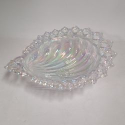 Beautiful Vintage Fenton Irradesant Trinket Dish 