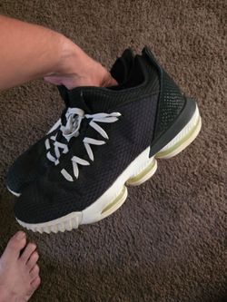 Size 11.5 - Nike LeBron 16 Low Black Python