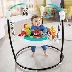 Fisher-Price Jumping Jungle Jumperoo Baby Jumper with Lights and Sound