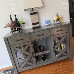 Living Room Cabinet, Bar and Wine Rack 
