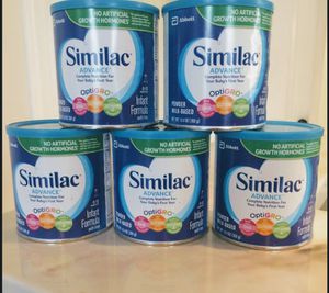 Photo Brand New factory sealed , unexpired 12oz cans of Similac Advance baby formula