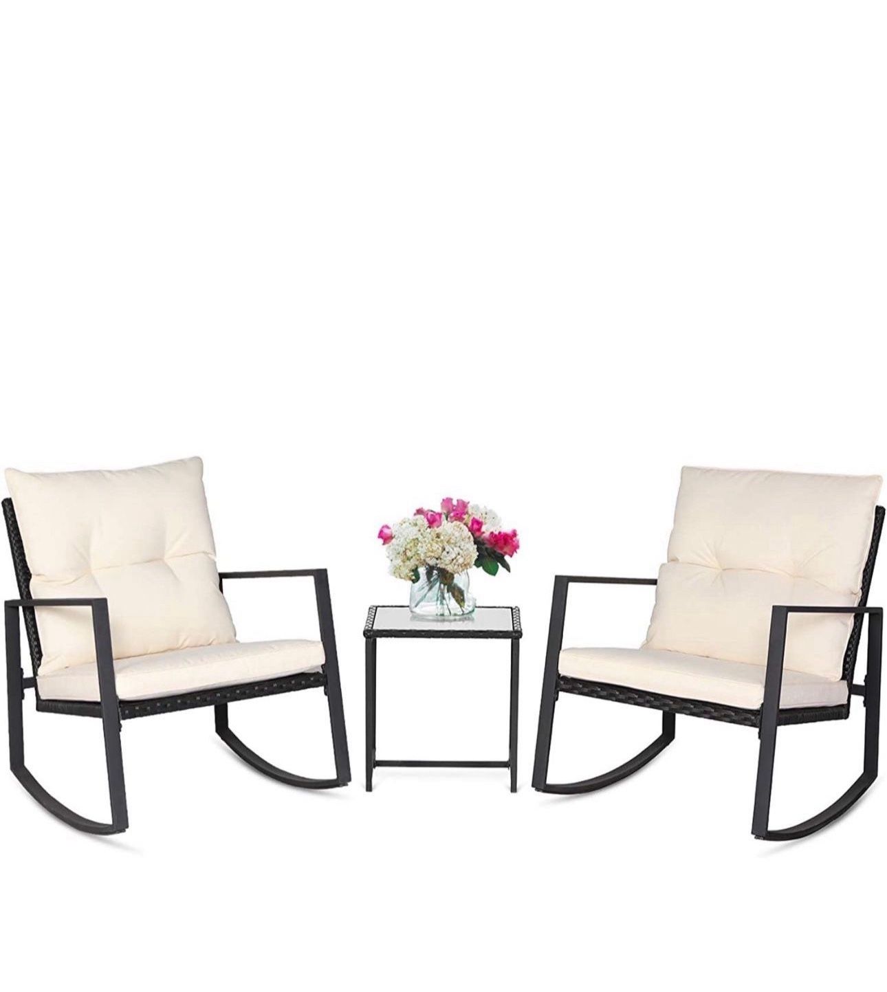 All New 3 Pieces Outdoor Patio Set