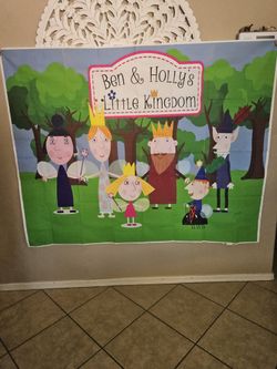 Ben & Holly Backdrop Banner