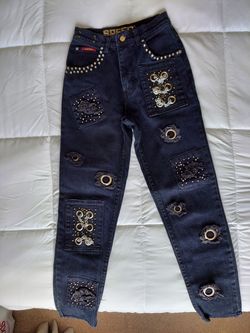 Authenic Studded 80's Jeans