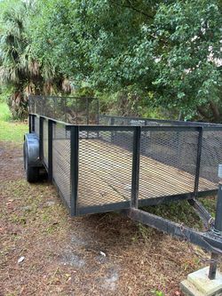 Tandem Axle Utility Trailer 16’x7’x30”deep.