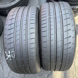 I Have 2 Tires 255-40-20 Bridgestone Good Condition $130 For Both Mounted And Balanced 