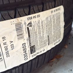 235/60/18 Continental Tires