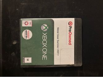 Xbox One Metal Gear Survive