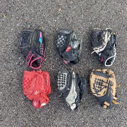 All Leather : Baseball Gloves        $25 Each 