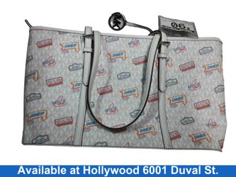 Michael Kors Jet Set Buckle White Purse / Handbag