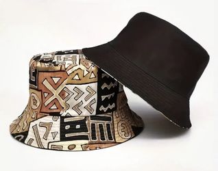 New African inspired reversible bucket hat 