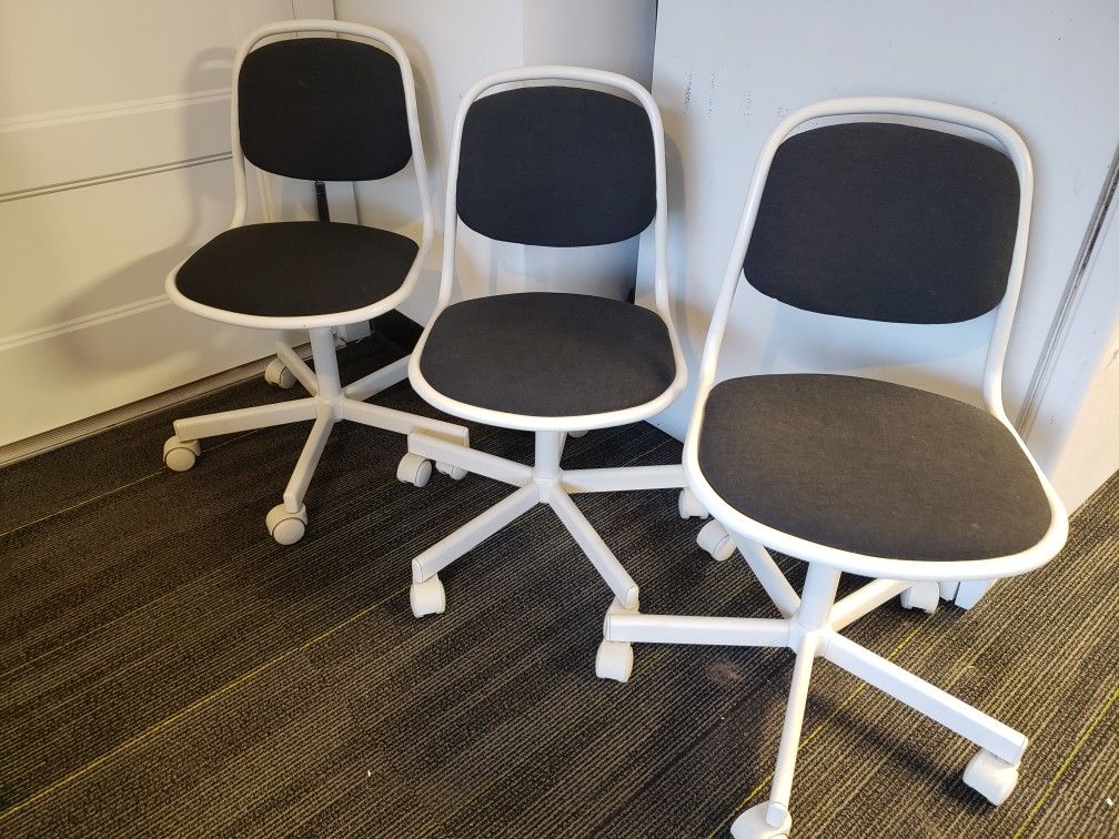 3 Ikea Kids Desk Chairs 