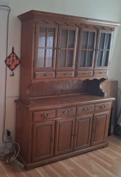 Wooden Hutch Cabinet