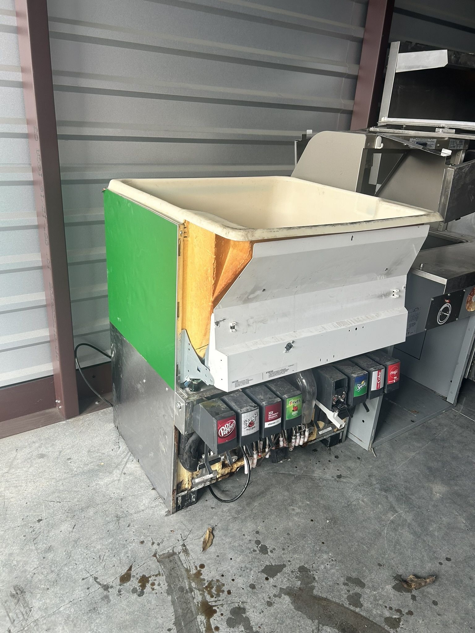 commercial soda fountain machine