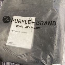 Purple jeans