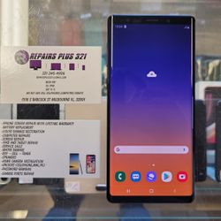 Unlocked Blue Galaxy Note 9 128gb