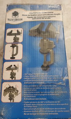 Clay Extruder Table Clamp