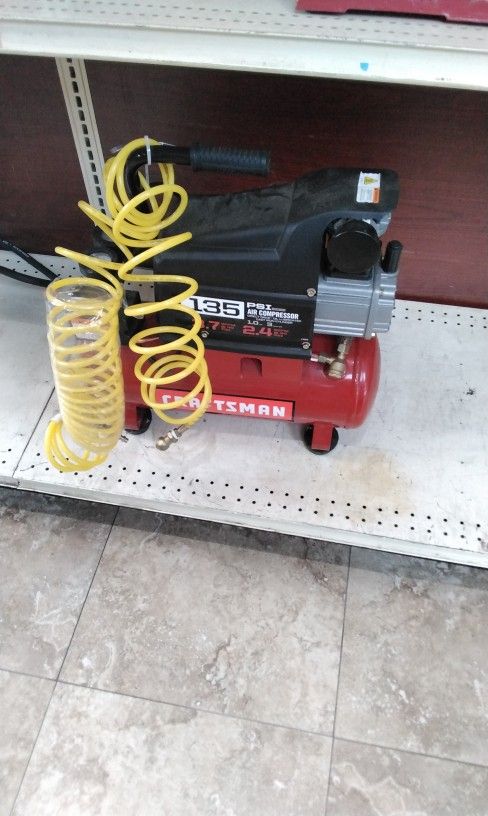 Craftsman 135psi 3 Gal Compressor ($80)