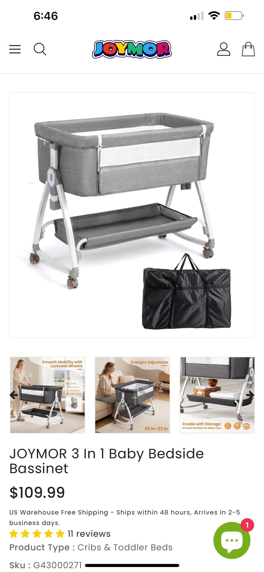 Baby Bassinet (used)